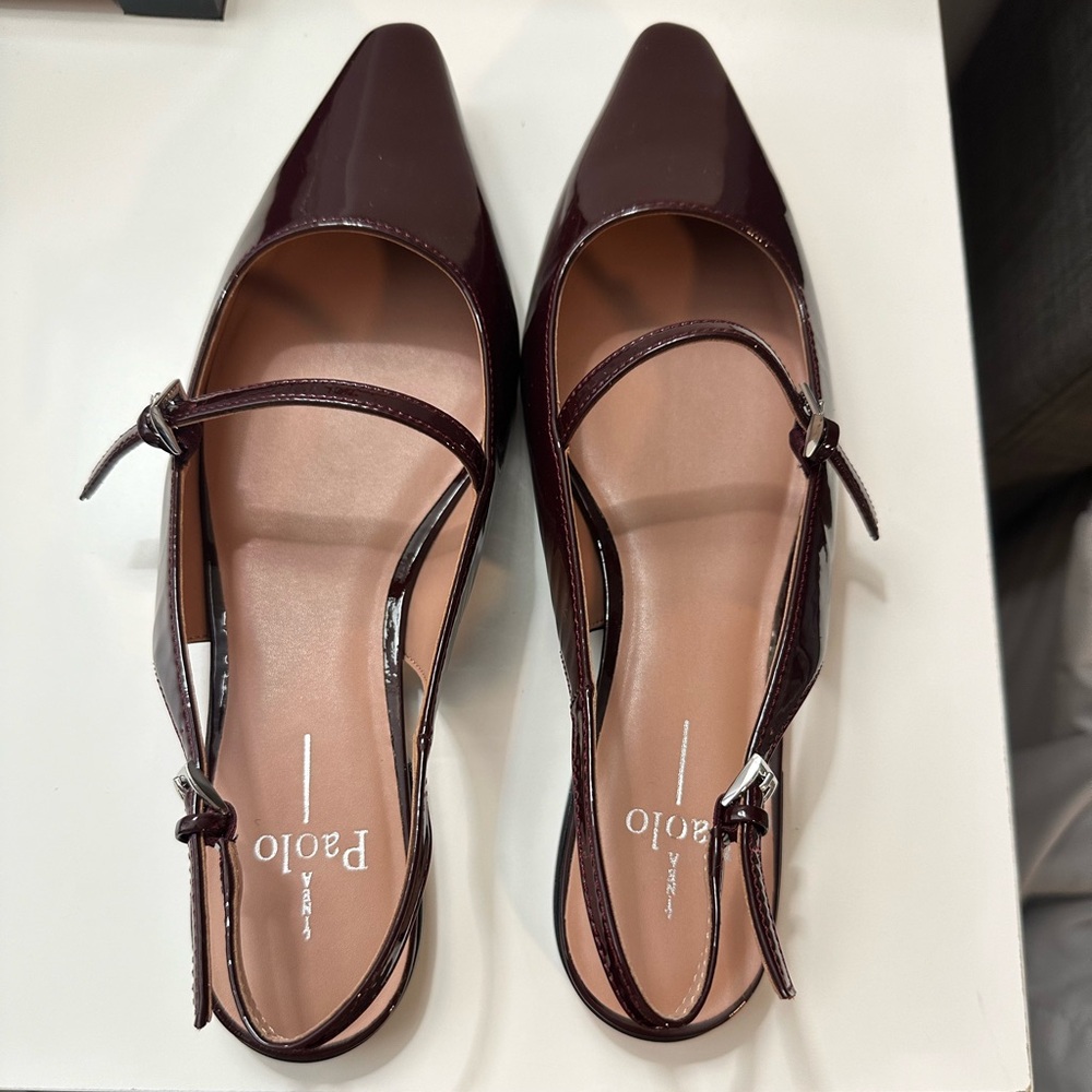LINEA PAOLA ..CELESTE STYLE STEAL - Mary Jane Slingback Flats
